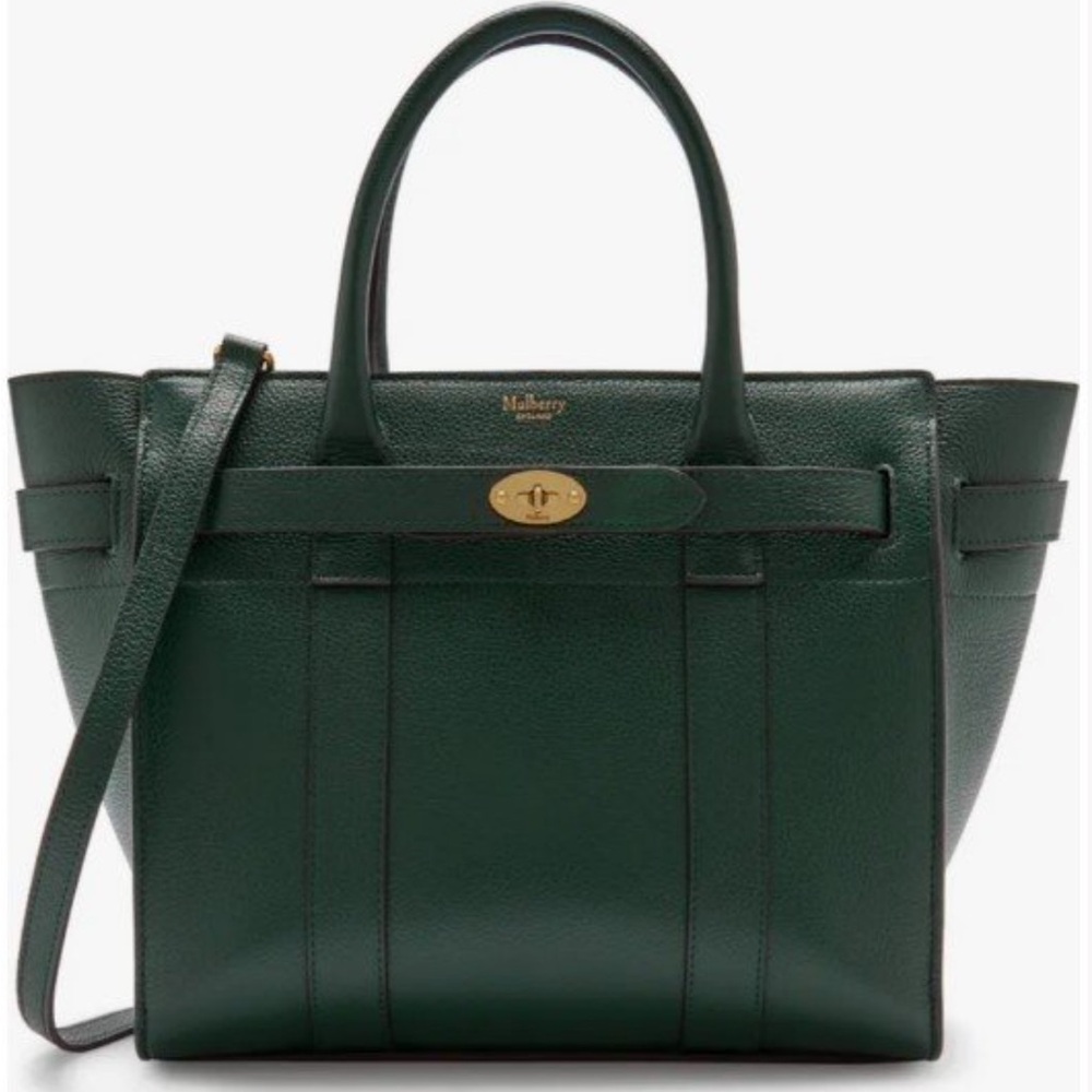 Mulberry Bag - Small Zipped Bayswater Leather Satchel - Picture 6 of 8